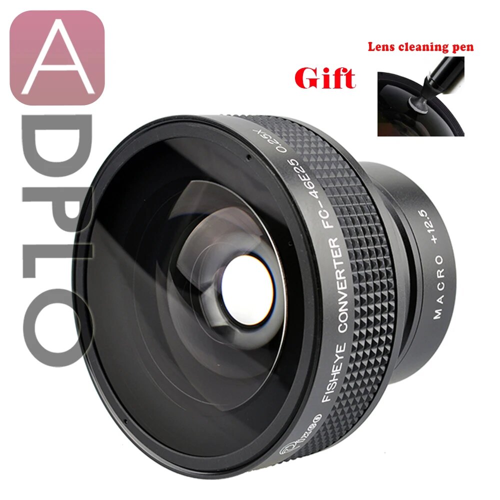 Pixco 46 мм 0,25X Super Fisheye объектив, Никон