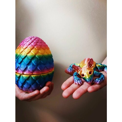 Подвижный кот сфинкс антистресс, игрушка в шкатулке