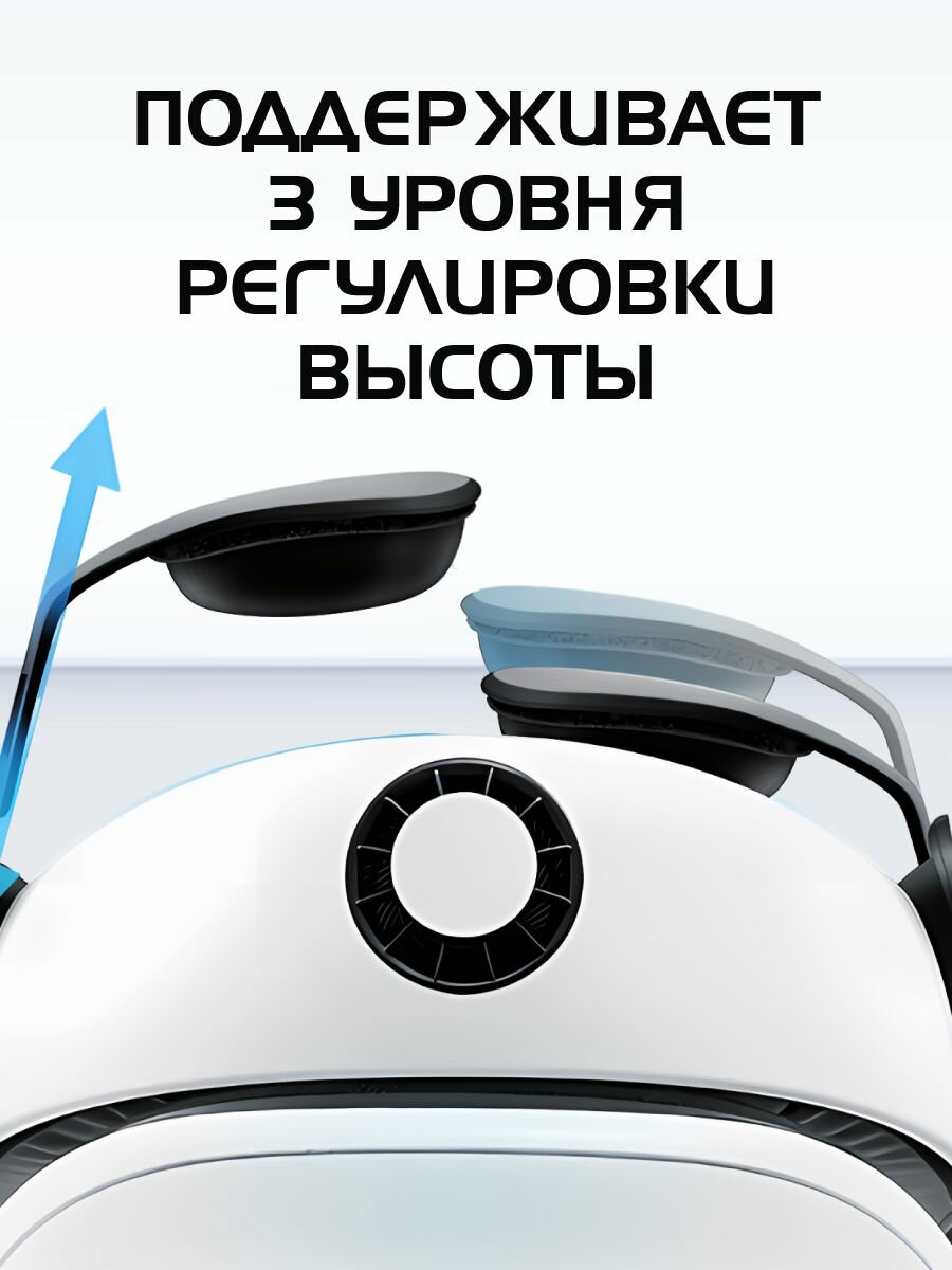 BoboVR S3 Pro крепление Oculus Quest 3 и 3S аксессуары с аккумулятором 10000 mAh и вентиляцией — фото 1