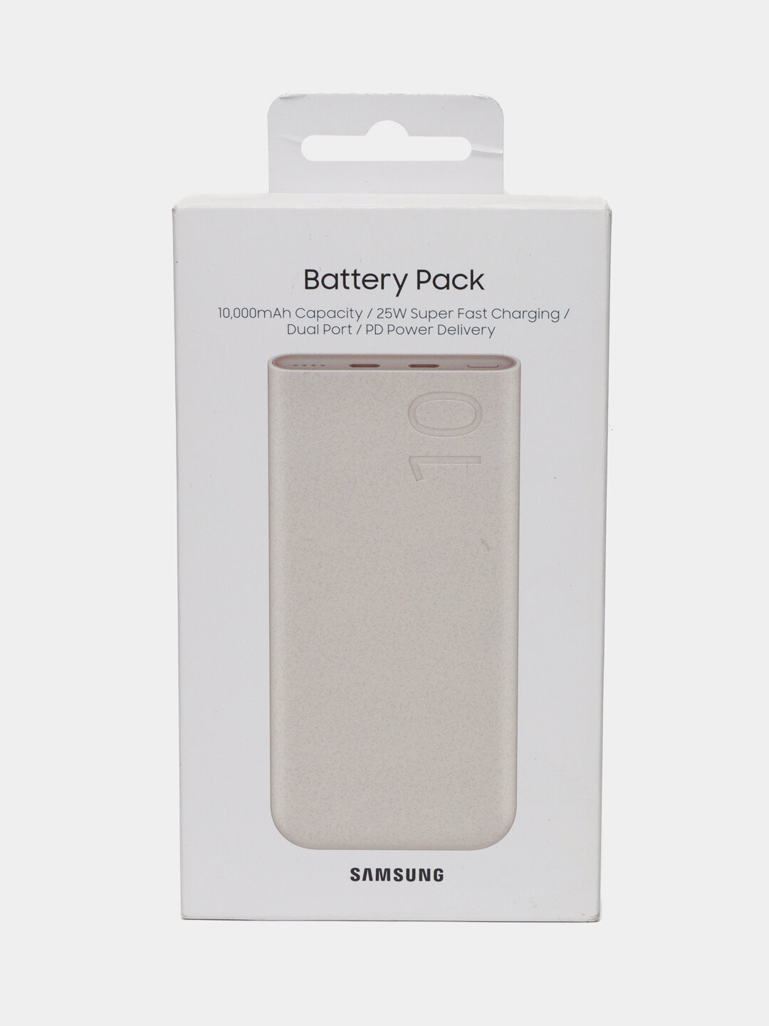 Аккумулятор Samsung Power Bank, 10000мАч, 25Вт, быстрая зарядка, 2USB-C