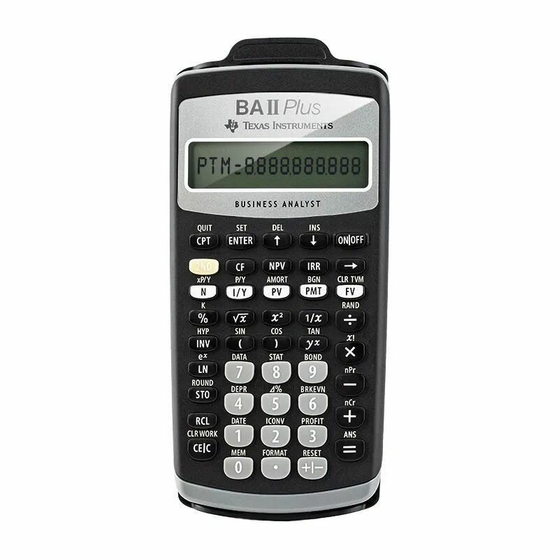 Финансовый калькулятор TI Texas Instruments baii plus CMA Financial frm Экзамен CFA Студенческий научный калькулятор ещё=v=
