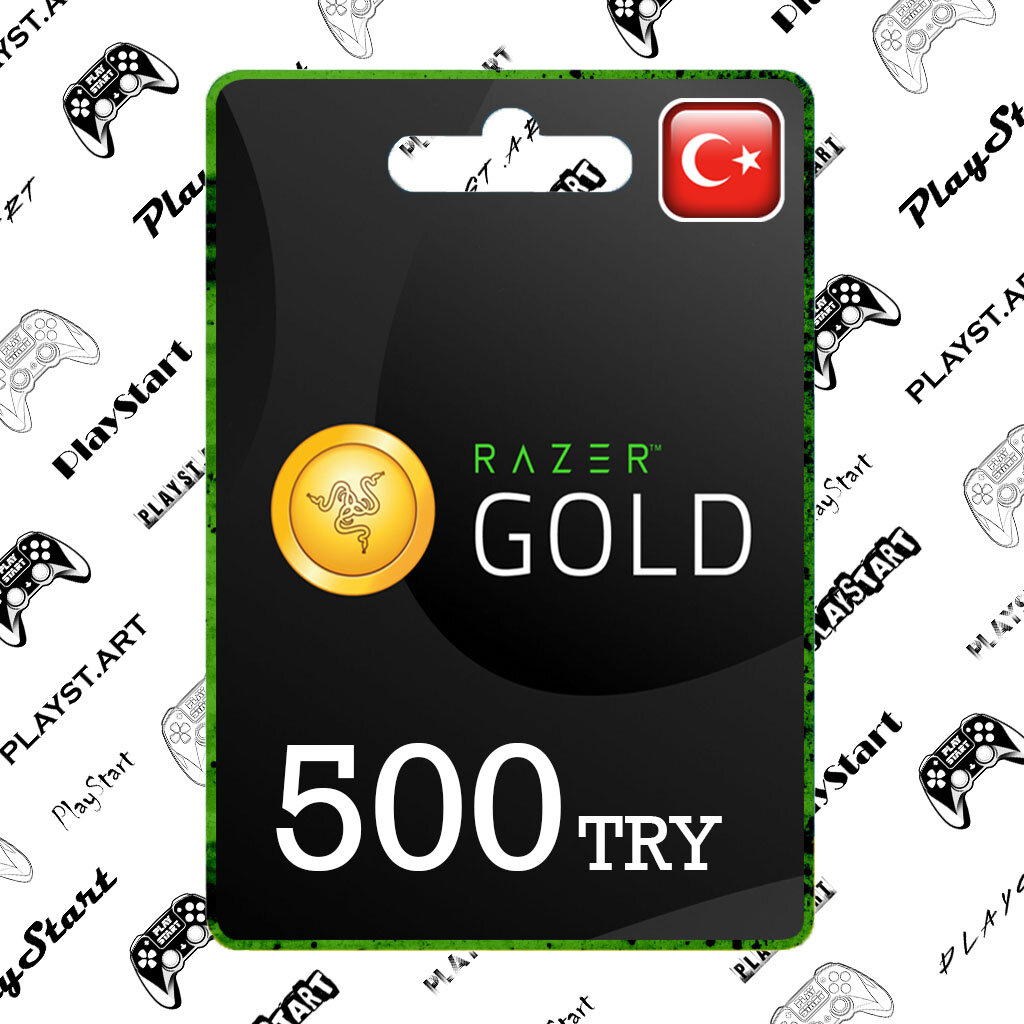 Razer Gold Gift Card 500TRY Turkey (Подарочная карта Рейзер Голд регион Турция)