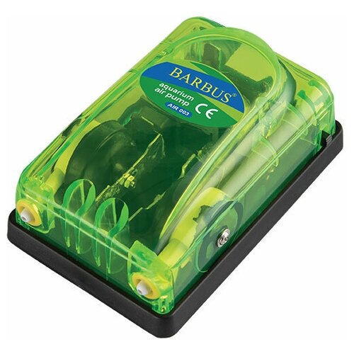 Компрессор воздушный для аквариума 50-200л двухканальный 2х4лм 5ватт Барбус air 003 143200₽