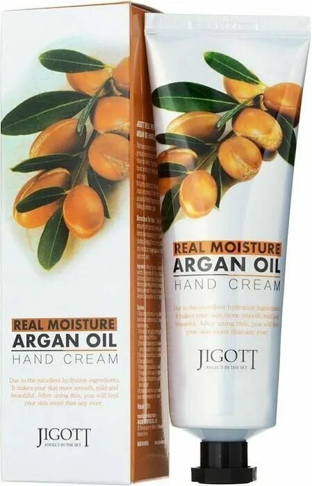 Jigott Увлажняющий крем для рук с аргановым маслом / Real Moisture Argan Oil Hand Cream