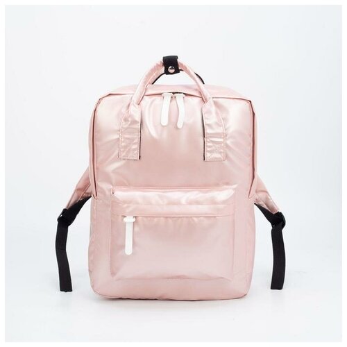 фото Рюкзак-сумка, отдел на молнии, наружный карман, цвет розовый mikimarket