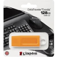 USB флешка KINGSTON 128Gb DataTraveler Exodia USB 3.2 Gen 1 orange