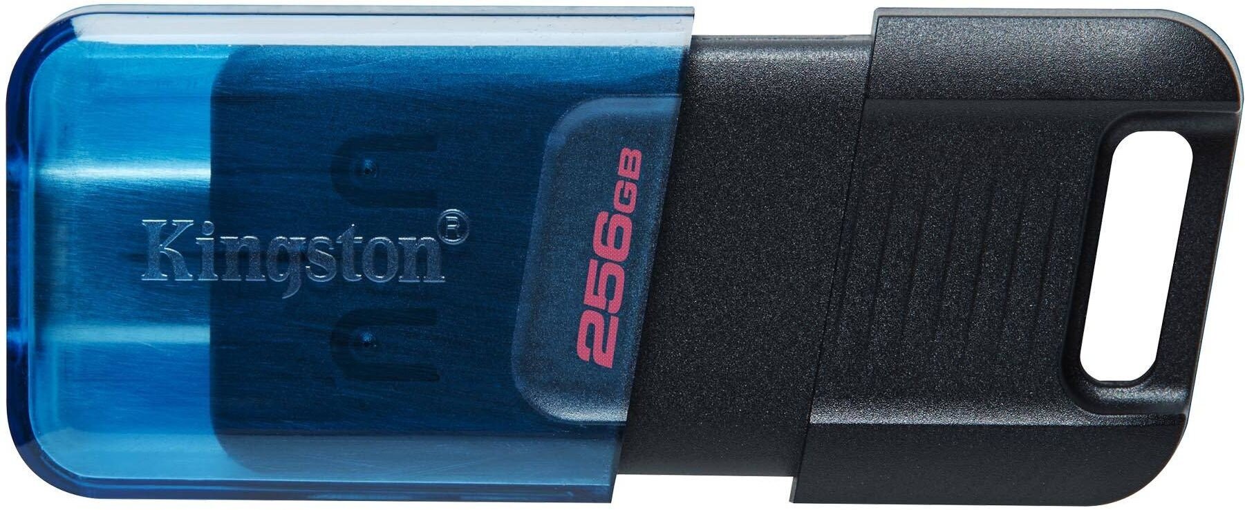 Флешка Kingston DataTraveler 80 M DT80M/256GB 256ГБ USB3.2 черный - фото №1