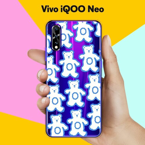 Силиконовый чехол на Vivo iQOO Neo Мишки / для Виво иКуОО Нео силиконовый чехол на vivo iqoo neo виво iqoo нео текстура красный шелк