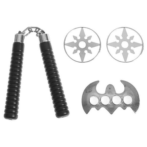 фото Набор ниндзя: кастет, 2диска, нун чаки 5459998 сима-ленд