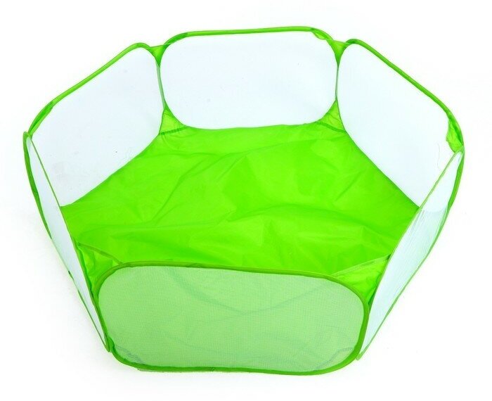 FlowMe Детский манеж, сухой бассейн для шариков «Зелёный» 120 × 120 × 38 см - фотография № 2