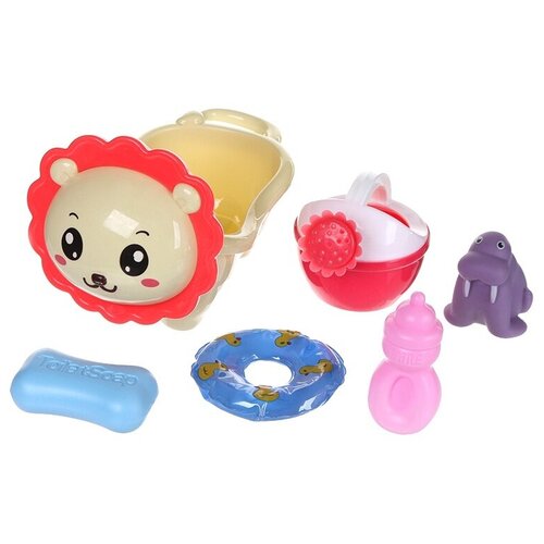 фото Набор игрушек крошка я ванночка-львенок 4567375