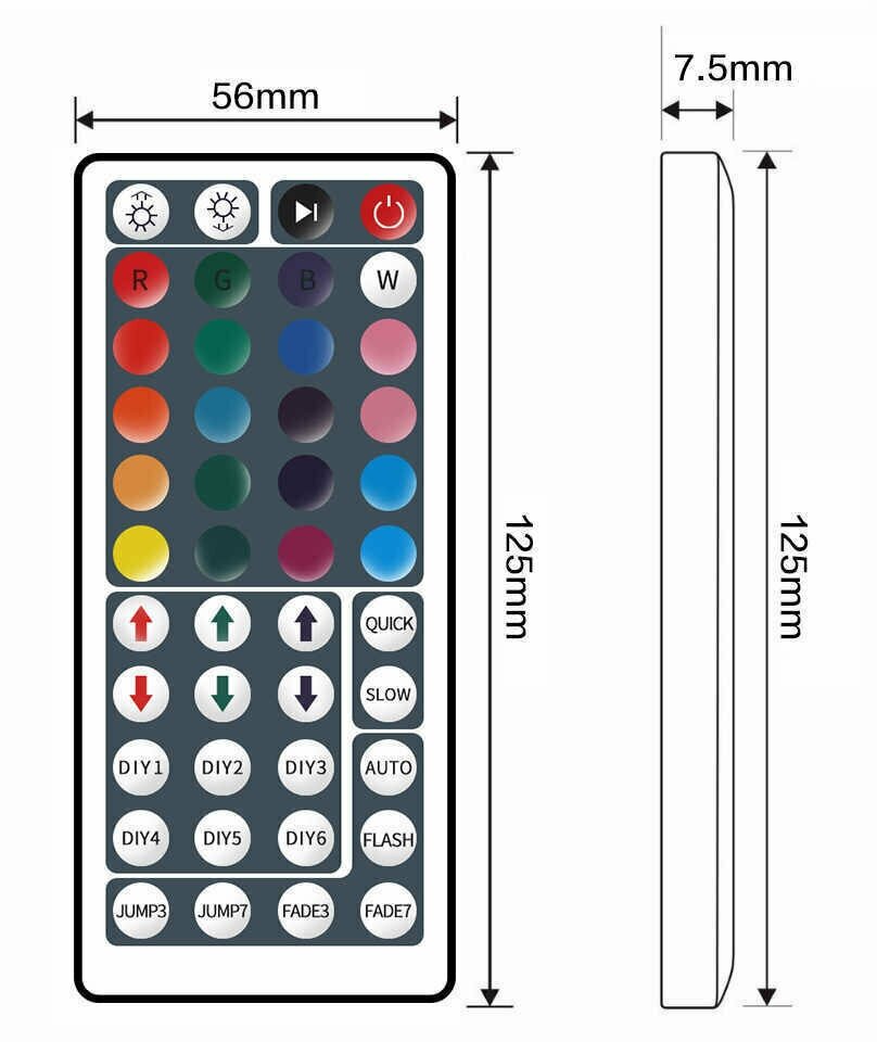 Светодиодная лента. Комплект для светодиодной подсветки Огонек 15, RGB (2*5метров , IP20, блок питания, пульт ДУ и контроллер) - фотография № 5