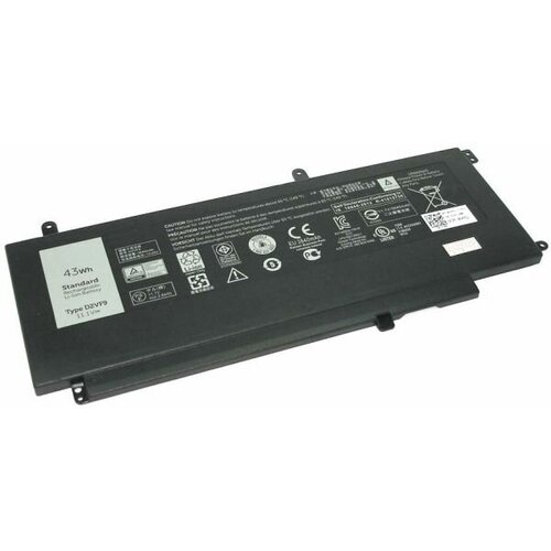 Аккумулятор D2VF9 для ноутбука Dell Inspiron 15 7547 11.1V 43Wh (3870mAh) черный аккумулятор для ноутбука dell inspiron 15 7547 3873mah 11 1v 43wh pn d2vf9