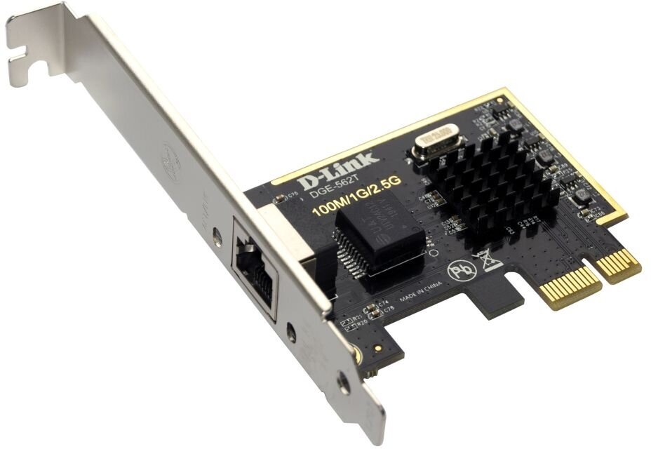 Сетевой PCI Express адаптер с 1 портом 100/1000/2.5GBase-T D-Link DGE-562T/A2A