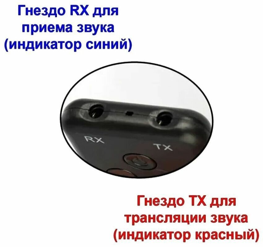 Адаптер Bluetooth MRM BT-100 приемник-передатчик аудио беспроводной, AUX трансмиттер-ресивер 2 в 1