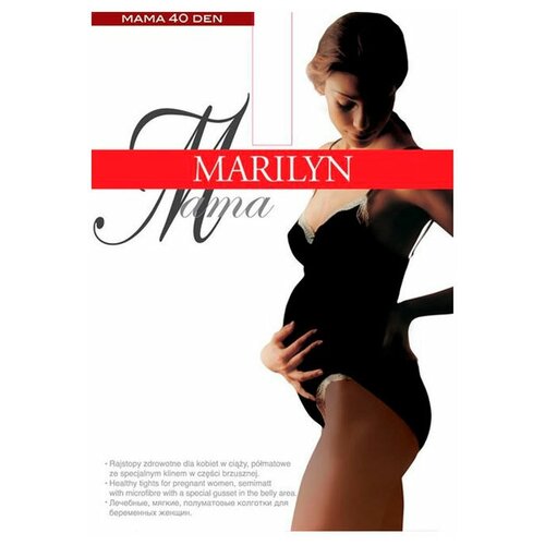 Marilyn, 40 den, размер 3/M, черный велосипедки для беременных giulia tracks mama