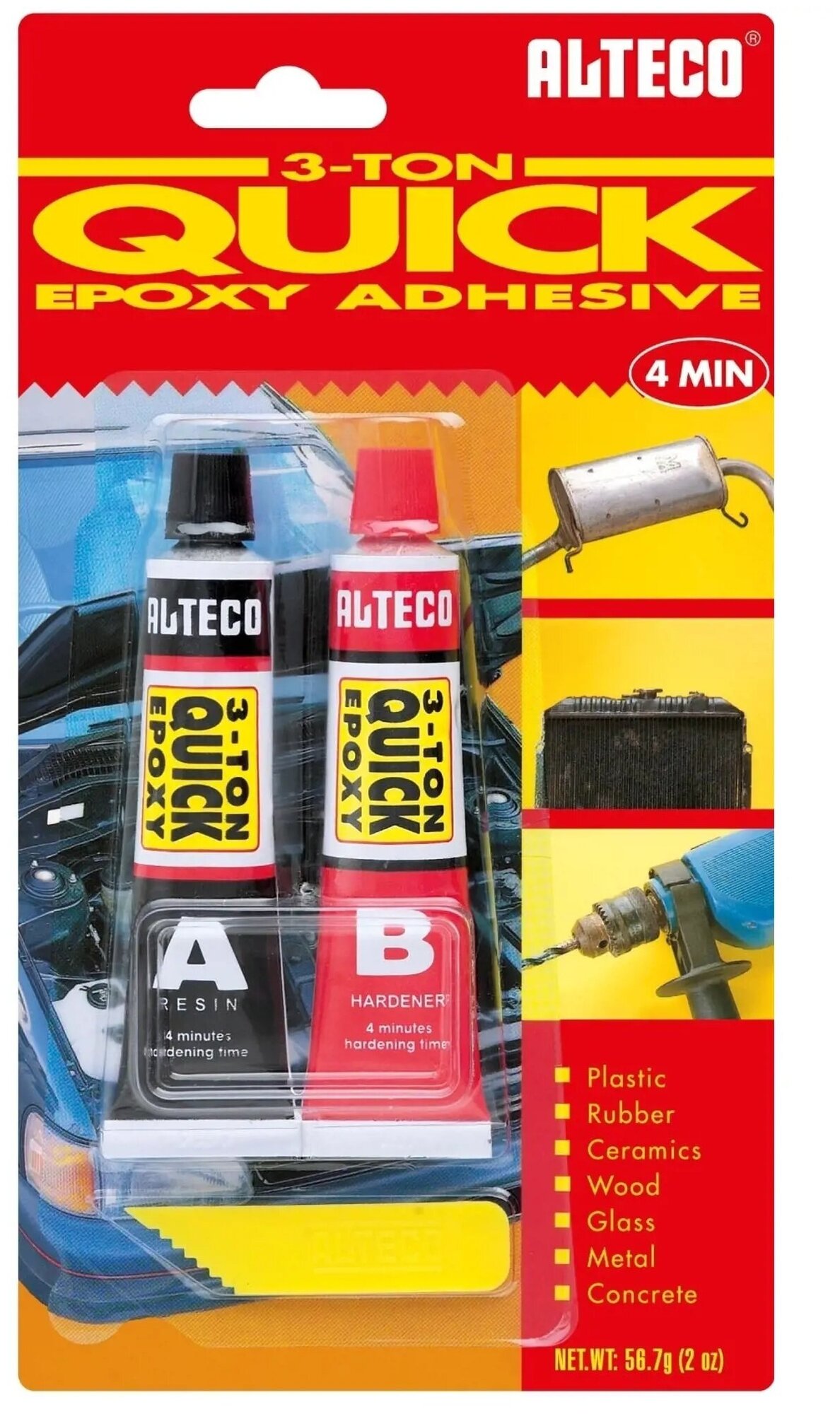 Клей эпоксидный Alteco 3-Ton Quick Epoxy 56.7 г