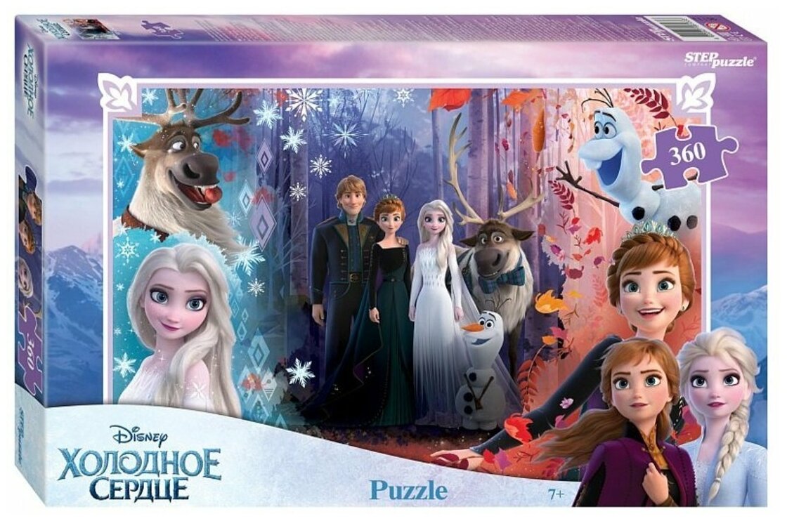 Пазл "Холодное сердце" Disney 360 деталей / Step Puzzle