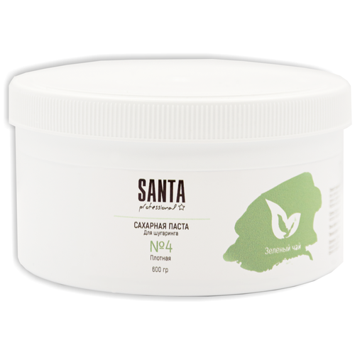 Santa Professional Сахарная паста для шугаринга Зеленый чай Плотная, 600 гр
