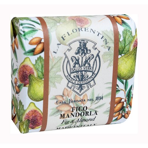 Мыло с экстрактами инжира и миндаля La Florentina Soap Fig and Almond la florentina soap set iii