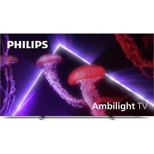 Телевизор 77″ Philips 77OLED807, OLED, 4K UHD, Android TV, Ambilight