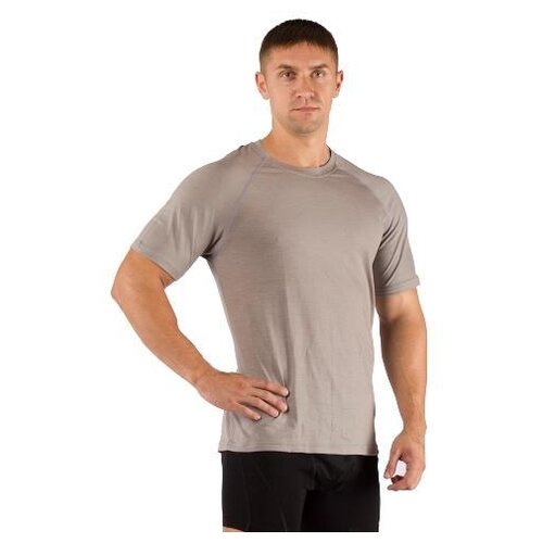 фото Футболка мужская quido/ кор. рукав/ шерсть 160/ серый / m lasting