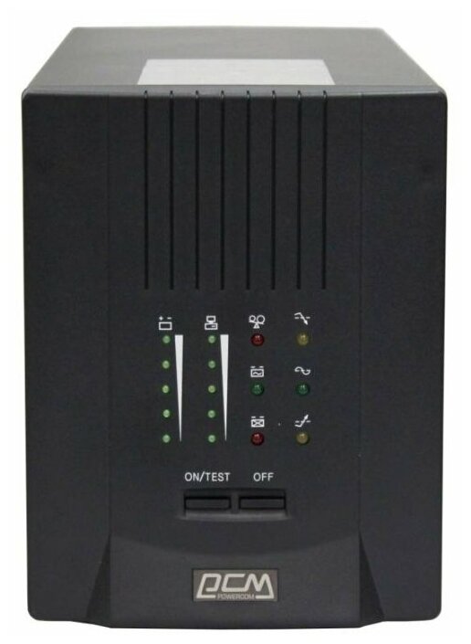 Источник бесперебойного питания Powercom Smart King Pro+ 1200Вт 1500ВА черный - фото №5