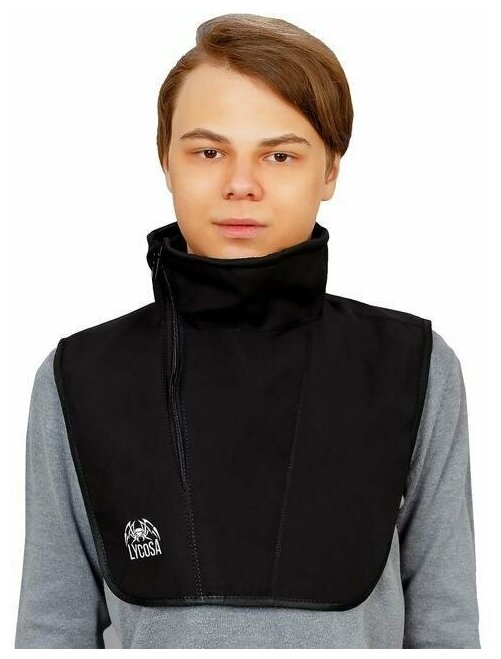 Ветрозащита шеи и груди LYCOSA WINDSTOPPER BLACK