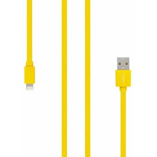 Кабель Rombica Digital MR-01, интерфейс Lightning to USB. Длина 1 м. Цвет красный. кабель rombica digital mr 01 yellow usb apple lightning mfi плоский пвх 1м жёлтый