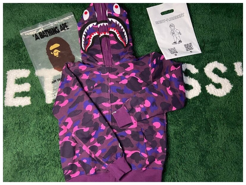 Bape Double Shark Zip Hoodie 49990