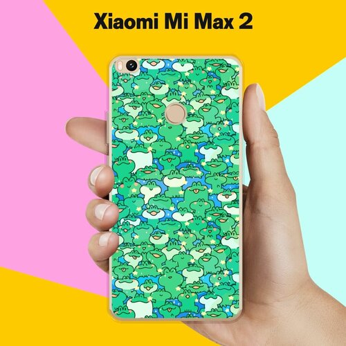 Силиконовый чехол на Xiaomi Mi Max 2 Лягушки / для Сяоми Ми Макс 2