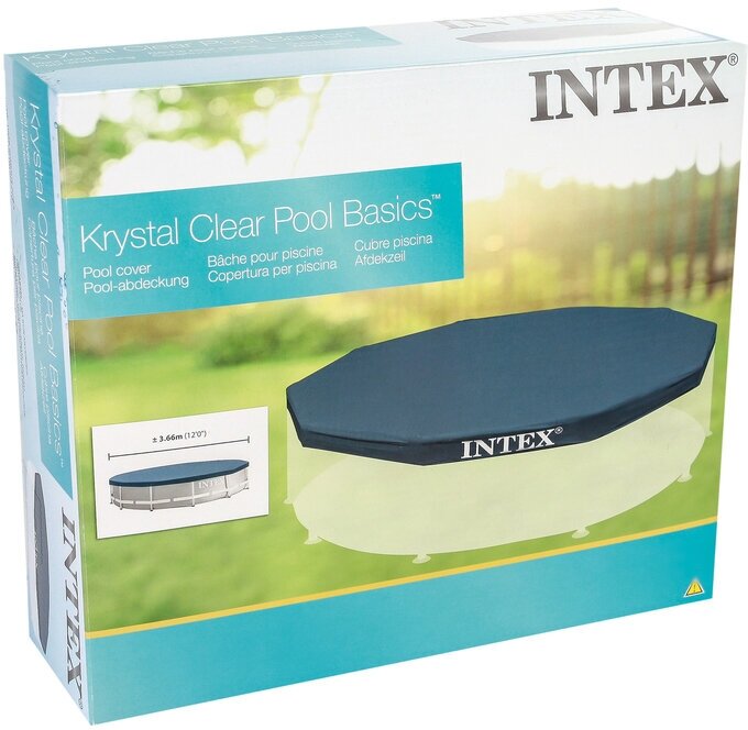 INTEX Тент на каркасный бассейн, d=366 см, 28031 INTEX - фотография № 3