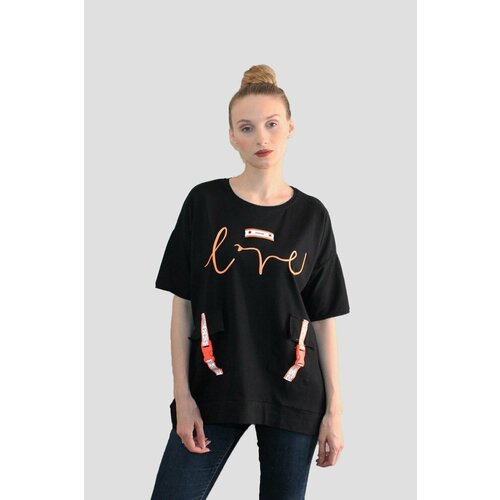 Футболка Pakkoo, размер XL, черный