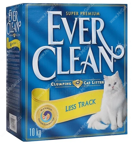 Наполнитель комкующийся Ever Clean Less Trail для длинношерстных кошек, 10кг - фото №18