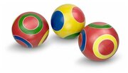Мяч детский Кружочки 12,5 см, ручное окрашивание Мячи-Чебоксары