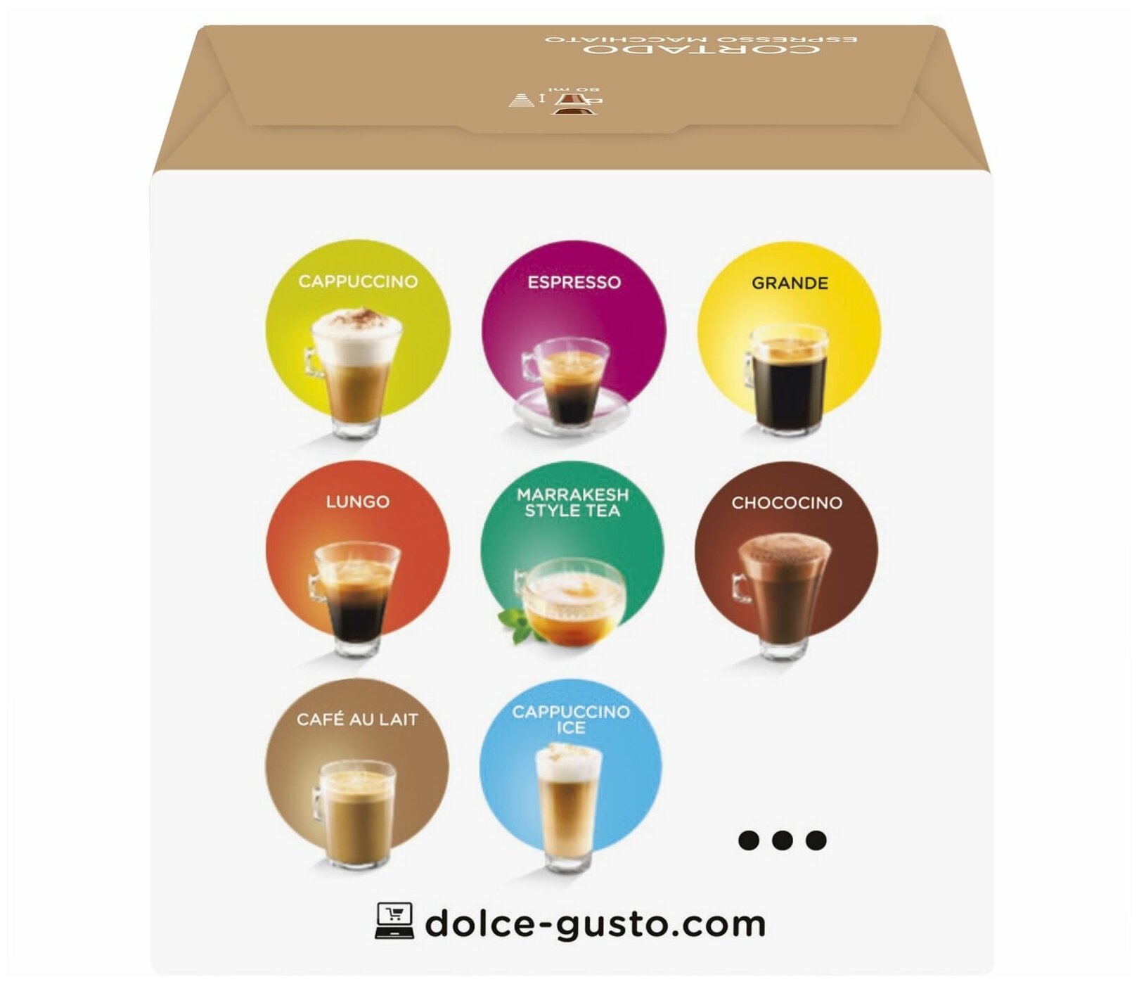 Кофе в капсулах Nescafe Dolce Gusto Cortado Espresso Macchiato 48 капсул (3 уп. по 16 капсул) Нескафе Дольче Густо Кортадо - фотография № 11