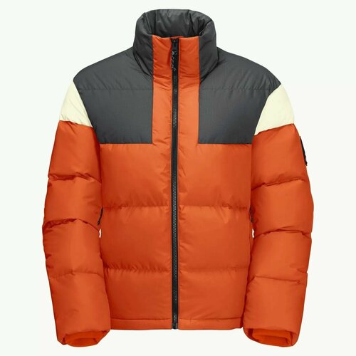 Куртка Jack Wolfskin, размер 56, серый, оранжевый