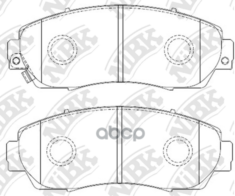 Колодки Тормозные Дисковые | Перед | NiBK арт. PN8802