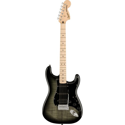 Электрогитара Squier Affinity 2021 Stratocaster HSS FMT MN Black Burst электрогитара fender squier affinity stratocaster hss lrl olympic white