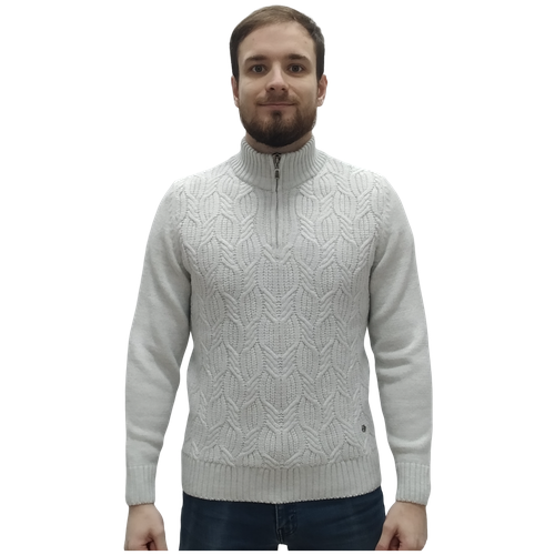 Свитер KINGWOOL, размер 50, серый свитер kingwool размер 50 синий серый