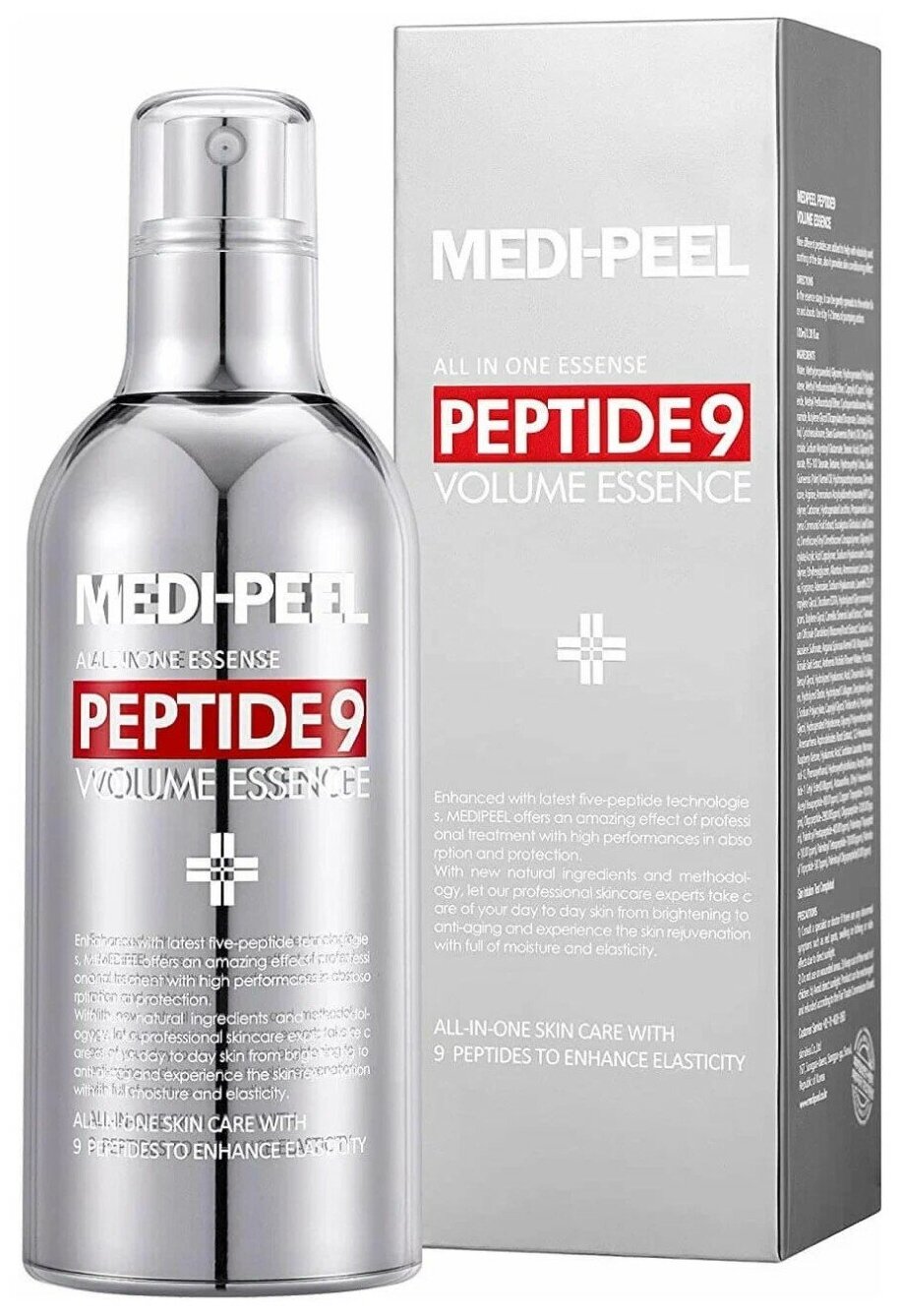 MEDI-PEEL Peptide 9 Volume Essence - Кислородная эссенция с пептидным комплексом для ухода за зрелой кожей 100 мл.