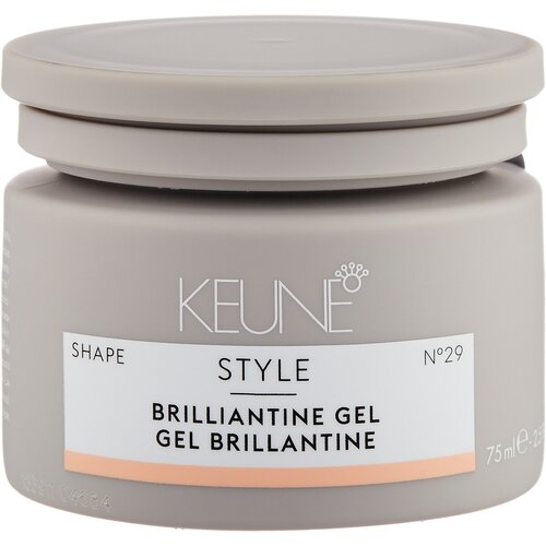 Keune Гель Style Brilliantine Gel, слабая фиксация, 75 мл гель для укладки волос korres моделирующий гель для волос – lime styling gel