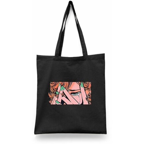 фото Сумка шоппер каждому своё, черный