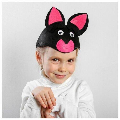 фото Карнавальная шляпа "черная кошка" на резинке 325798 страна карнавалия