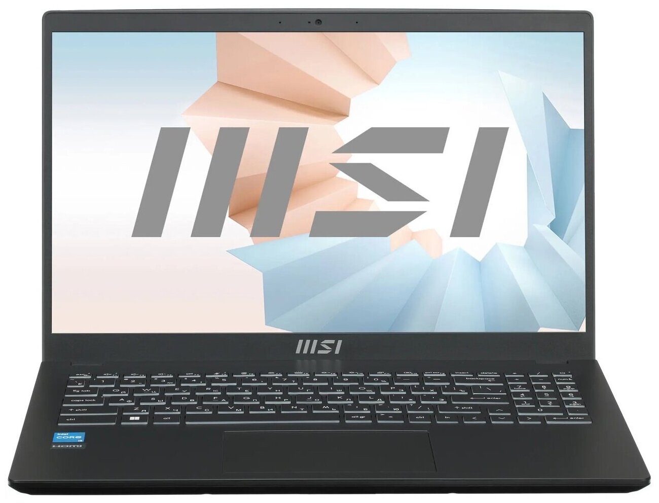 Ноутбук MSI Modern 14 C12M-229RU Full HD (1920x1080), IPS, Intel Core i5-1235U, RAM 16 ГБ, SSD 512 ГБ, Intel Iris Xe Graphics , Windows 11