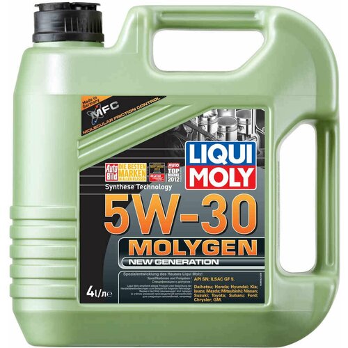 HC-синтетическое моторное масло LIQUI MOLY Molygen New Generation 5W-30, 4 л