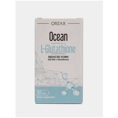 Глутатион, Orzax Ocean l-glutathione 250, 30 таблеток