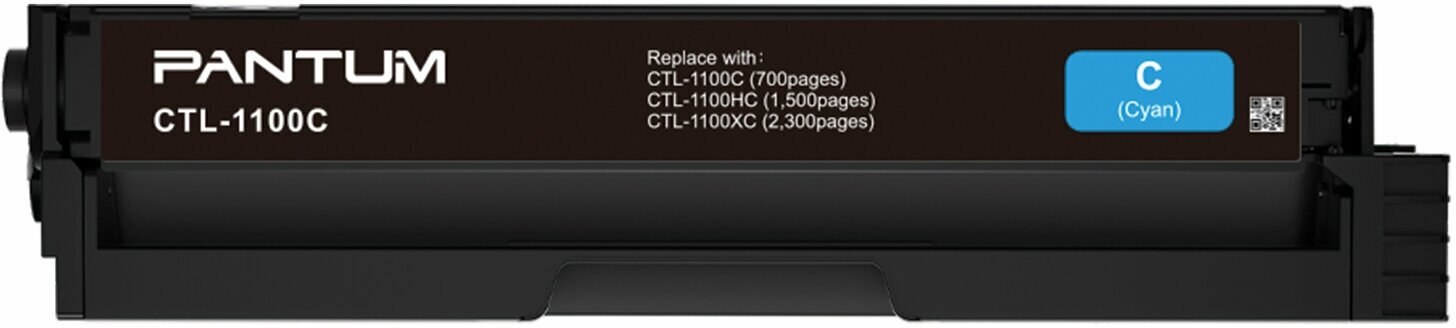 Картридж лазерный PANTUM (CTL-1100C) CP1100/CM1100 голубой оригинальный ресурс 700 страниц
