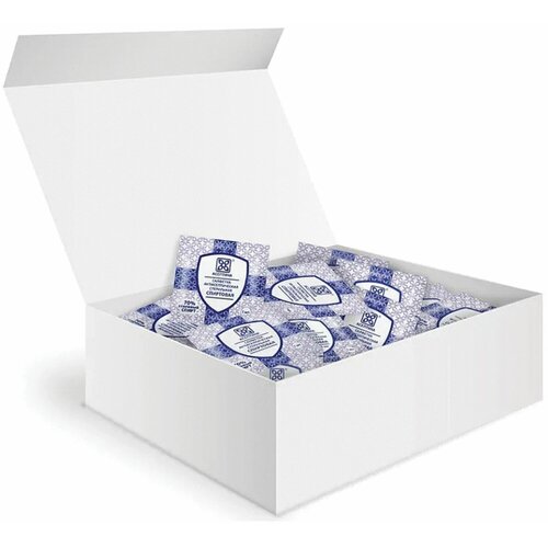 Спиртовые салфетки антисептические 30x60 мм комплект 800 шт, асептика, короб, АФ01674-МО05