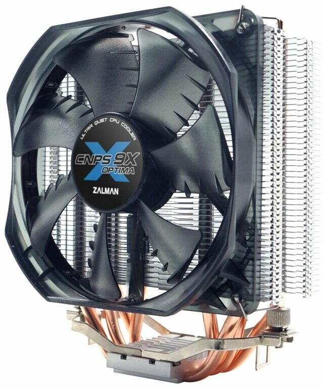 Устройство охлаждениякулер Zalman CNPS9X Optima Soc-AM411511200 4-pin 16-26dB AlCu 180W 594gr LED Re